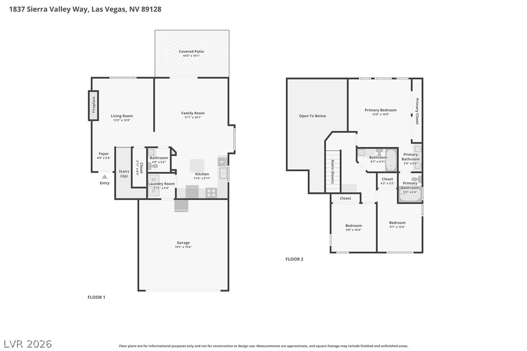 1837 Sierra Valley Way Las Vegas NV 89128
