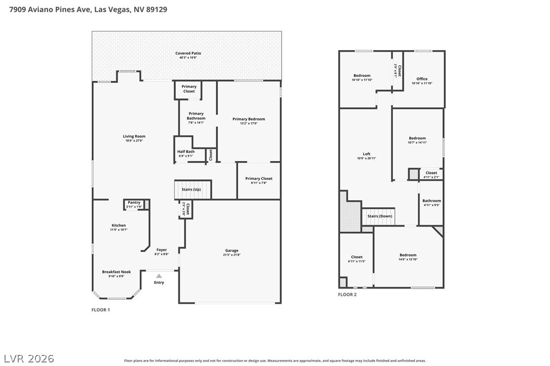 7909 Aviano Pines Avenue Las Vegas NV 89129