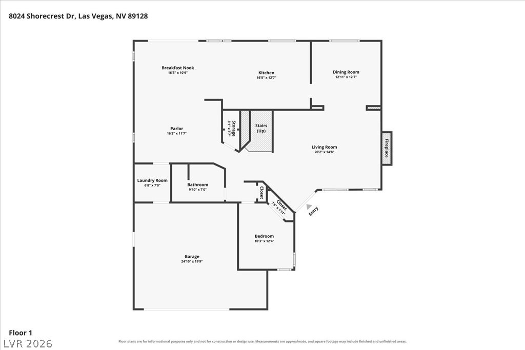 8024 Shorecrest Drive Las Vegas NV 89128