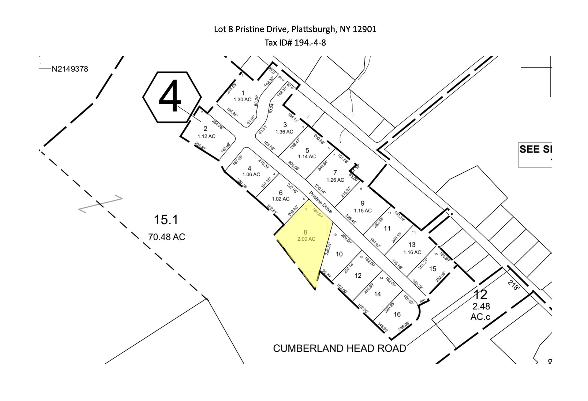 Lot 8 Pristine Drive Plattsburgh NY 12901