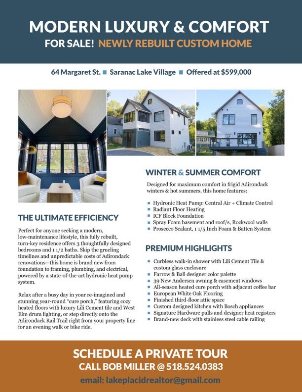 64 Margaret Street Saranac Lake NY 12983