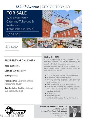 853 4TH Avenue Troy NY 12182