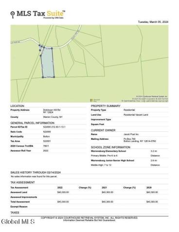 326 Dickinson Hill Road Bolton NY 12824