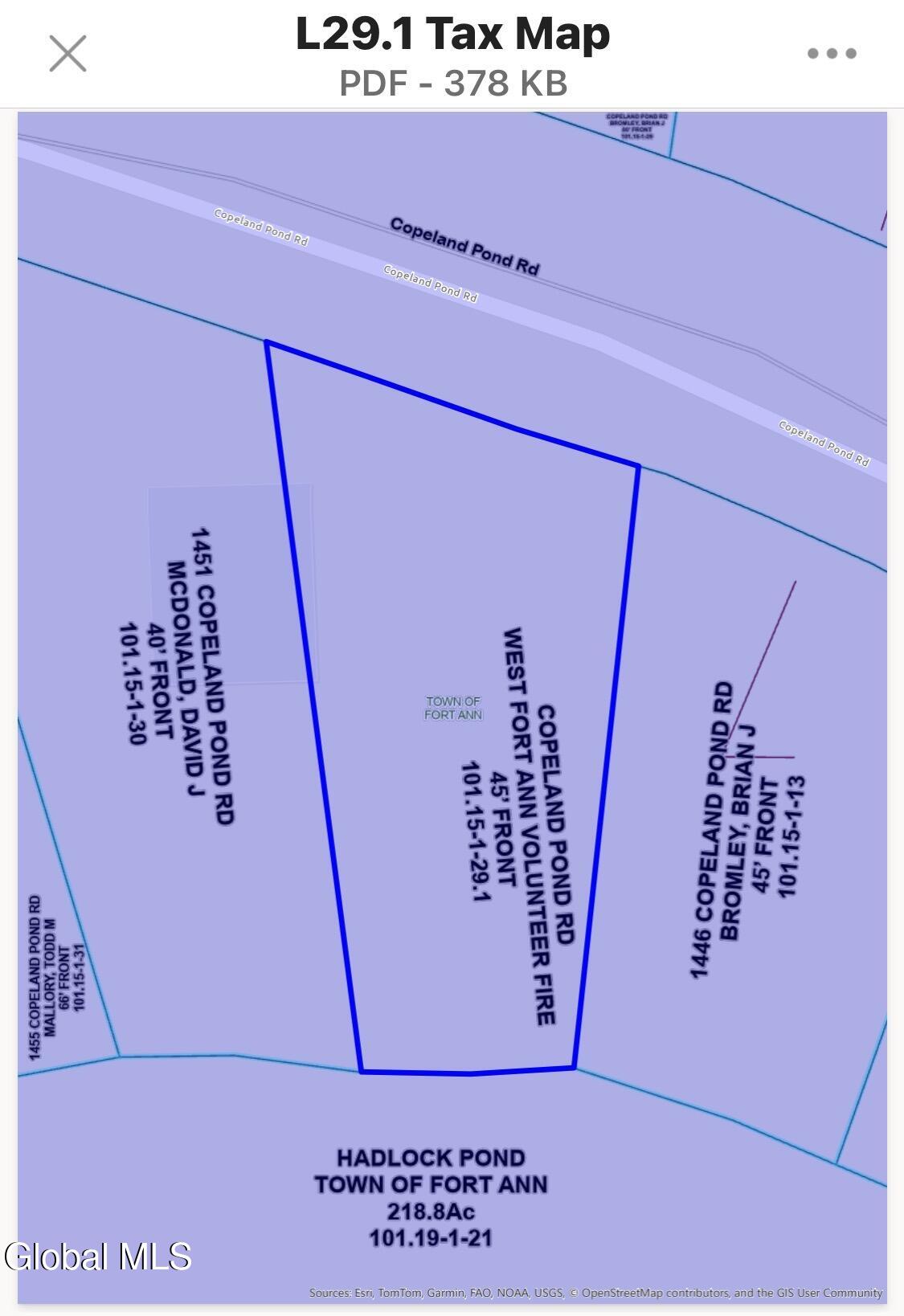 L29.1 Copeland Pond Road Fort Ann NY 12827