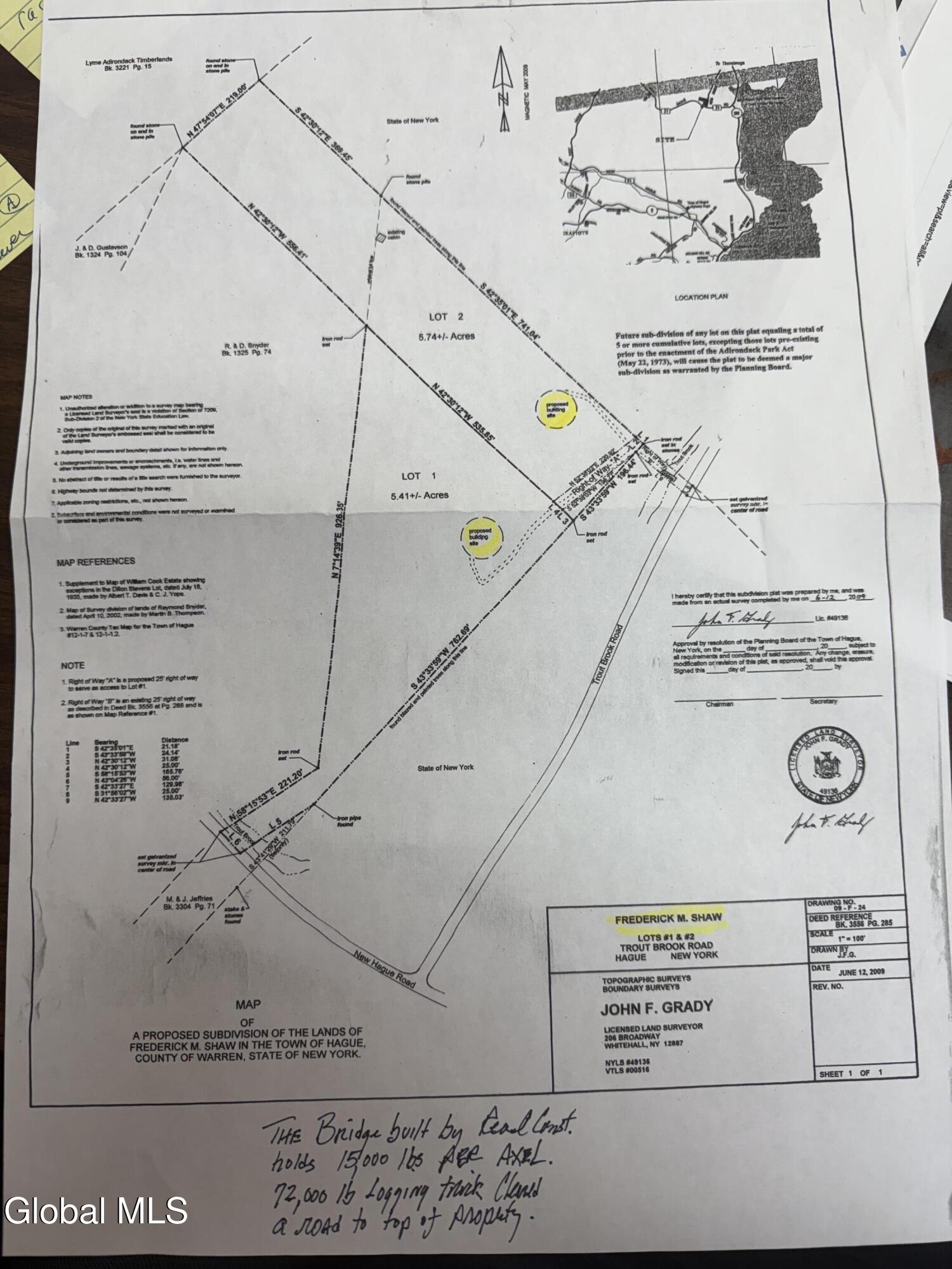 L1 Trout Brook Road Ticonderoga NY 12836