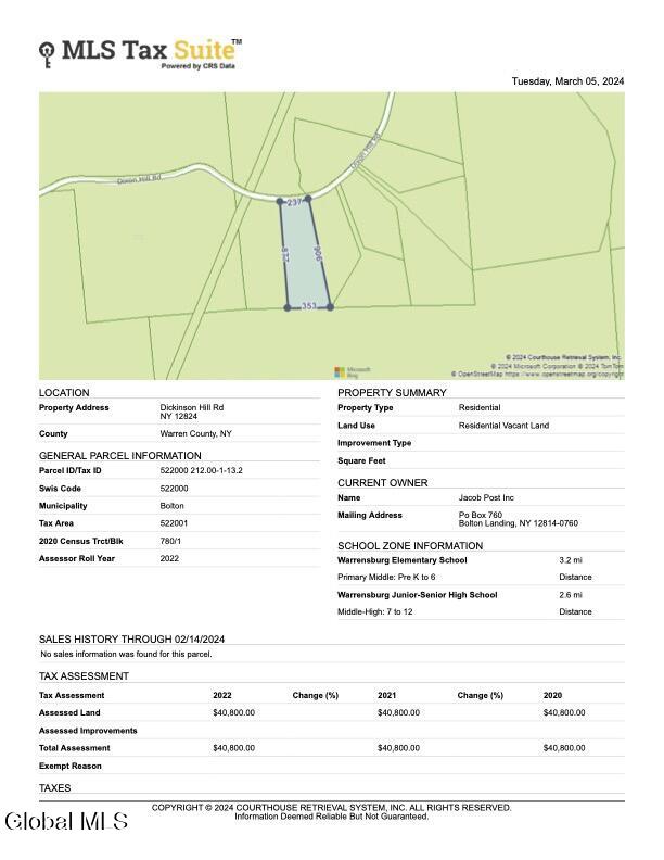 336 Dickinson Hill Road Bolton NY 12824