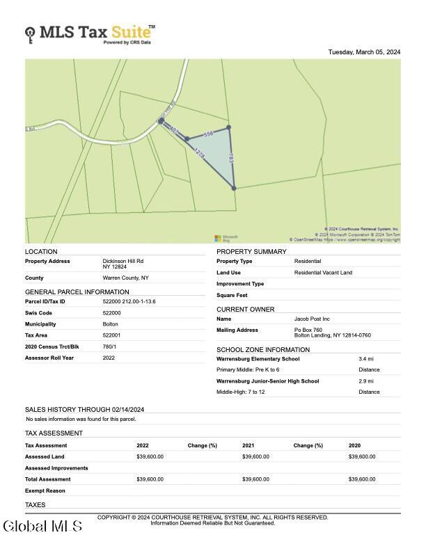 356 Dickinson Hill Road Bolton NY 12824