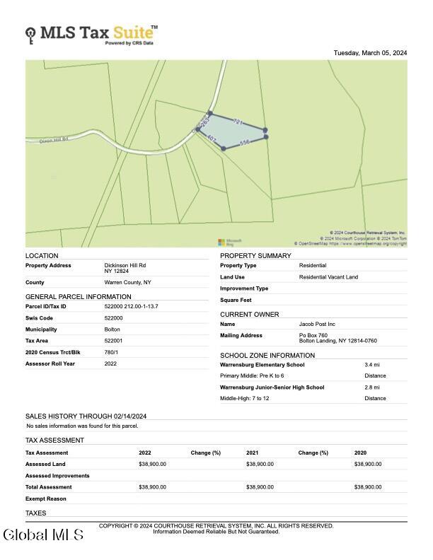 362 Dickinson Hill Road Bolton NY 12824