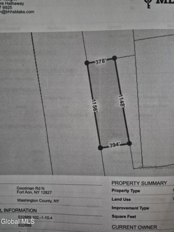 L1.2 Goodman Road Fort Ann NY 12827