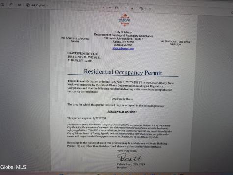 252 Yates Street Albany NY 12208