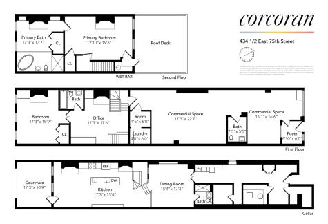 434 1/2 E 75th Street New York City NY 10021