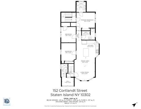 152 Cortlandt Street New York City NY 10302