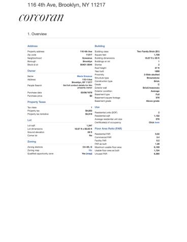 116 4th Avenue New York City NY 11217