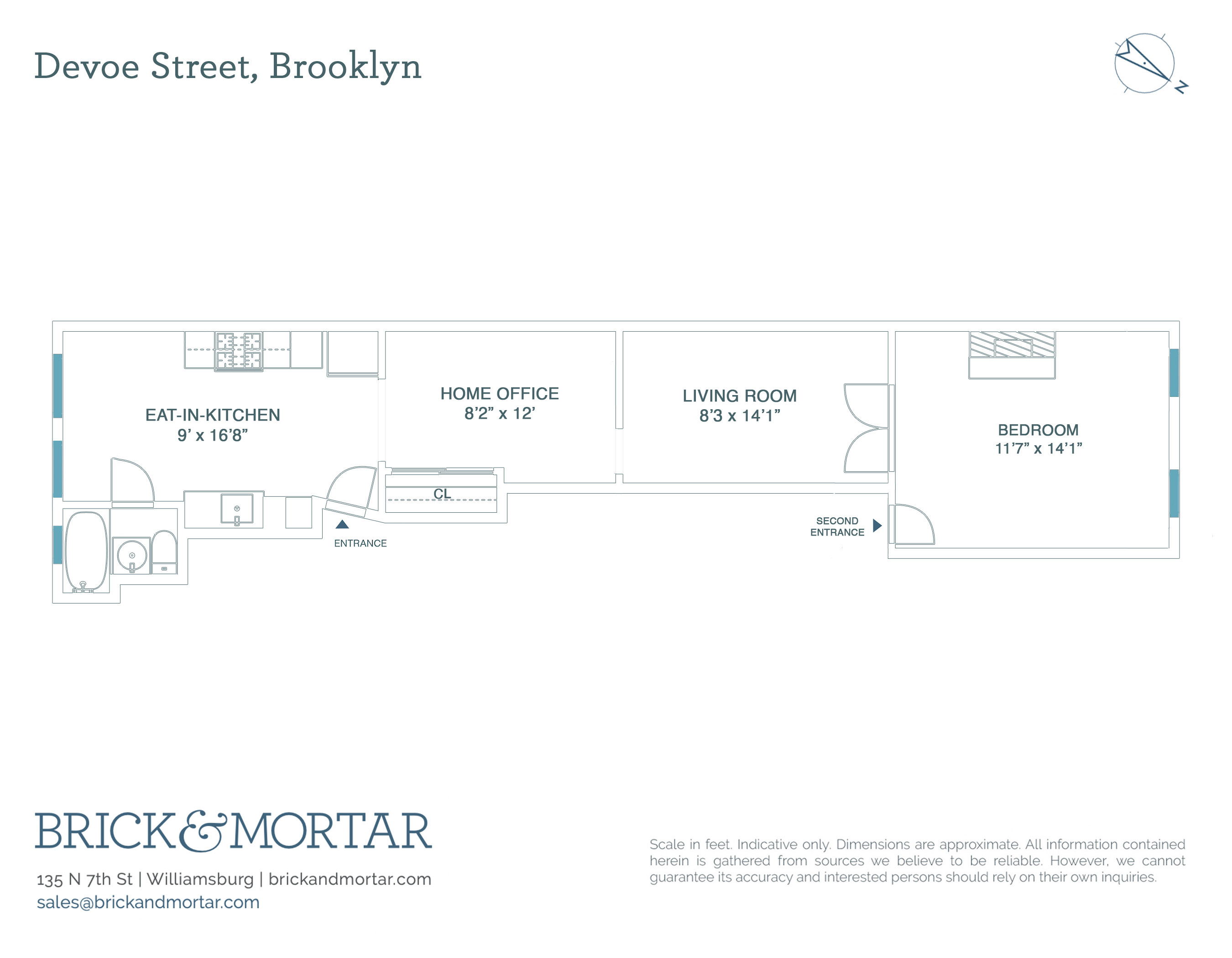 78 Devoe Street 2r New York City NY 11211