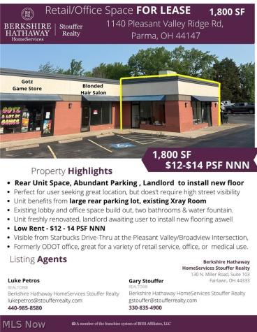 1140 W Pleasant Valley Road Parma OH 44134