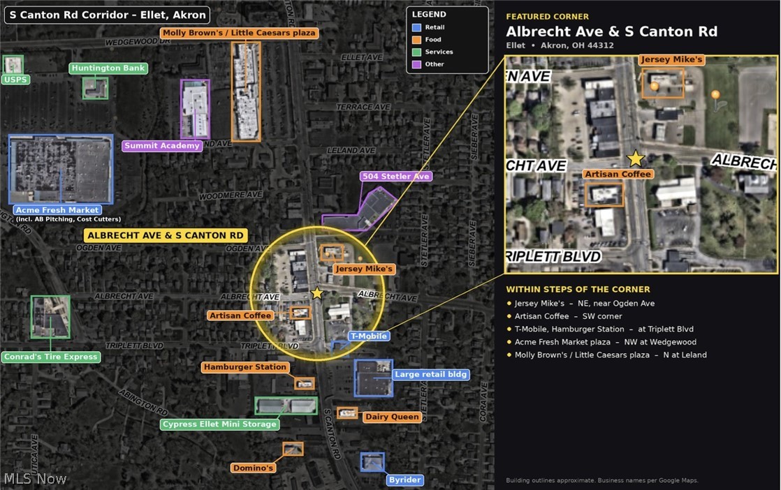 646, 652, 654 Canton Road Akron OH 44312