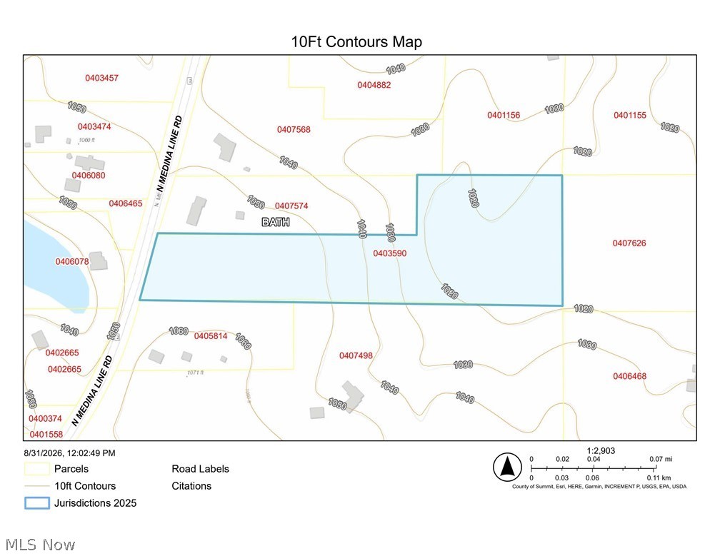 V/l Approx 7.4 Acres Medina Line Road Bath OH 44333