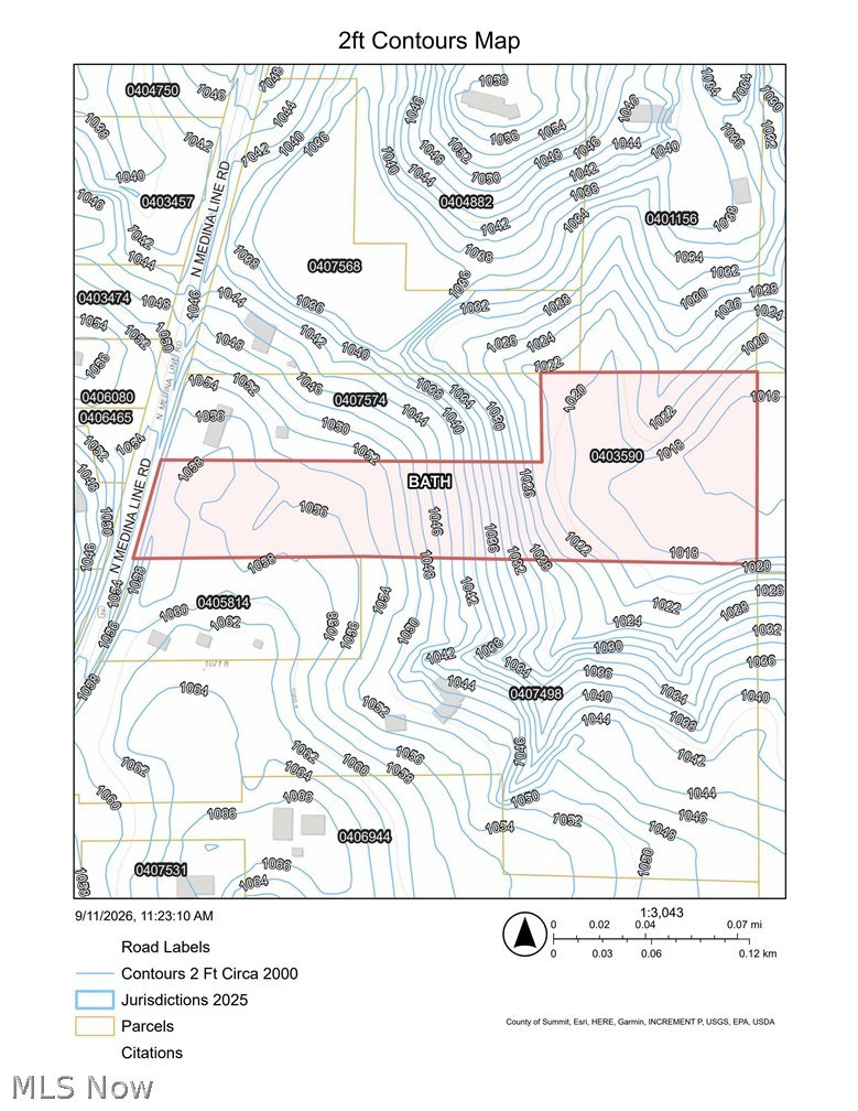 V/l Approx 7.4 Acres Medina Line Road Bath OH 44333