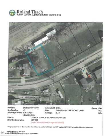3 Buckeye Street New London OH 44851