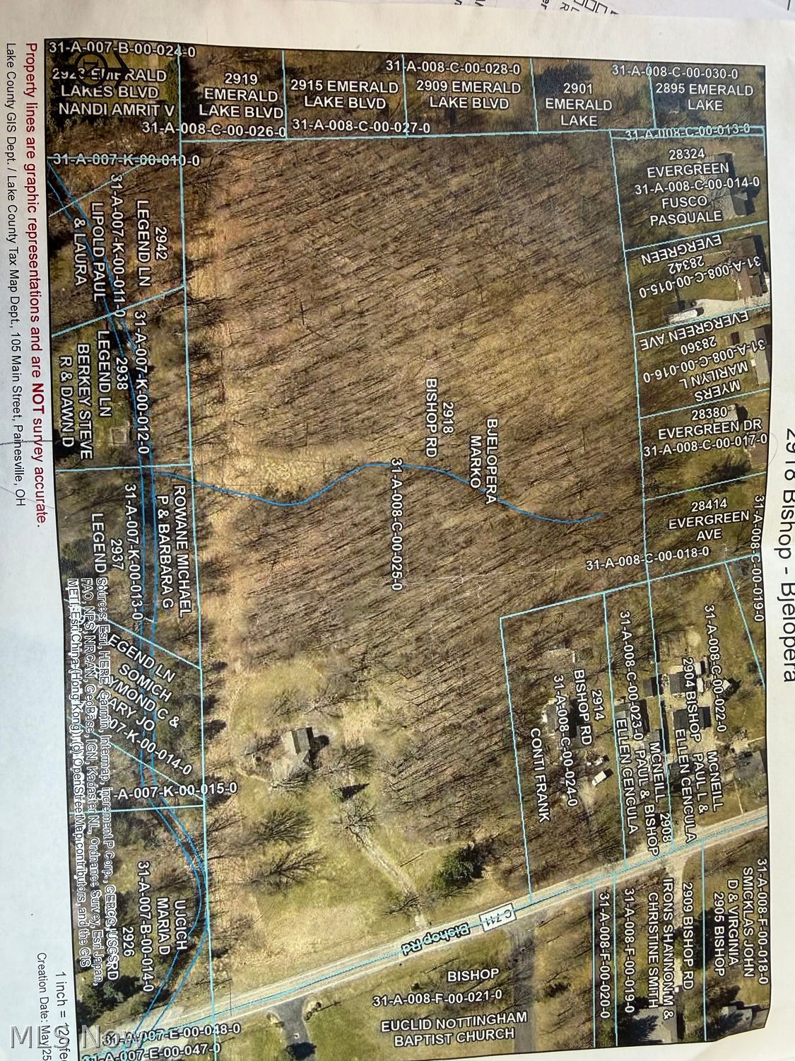 Willoughby Hills OH, 2918 Bishop Road