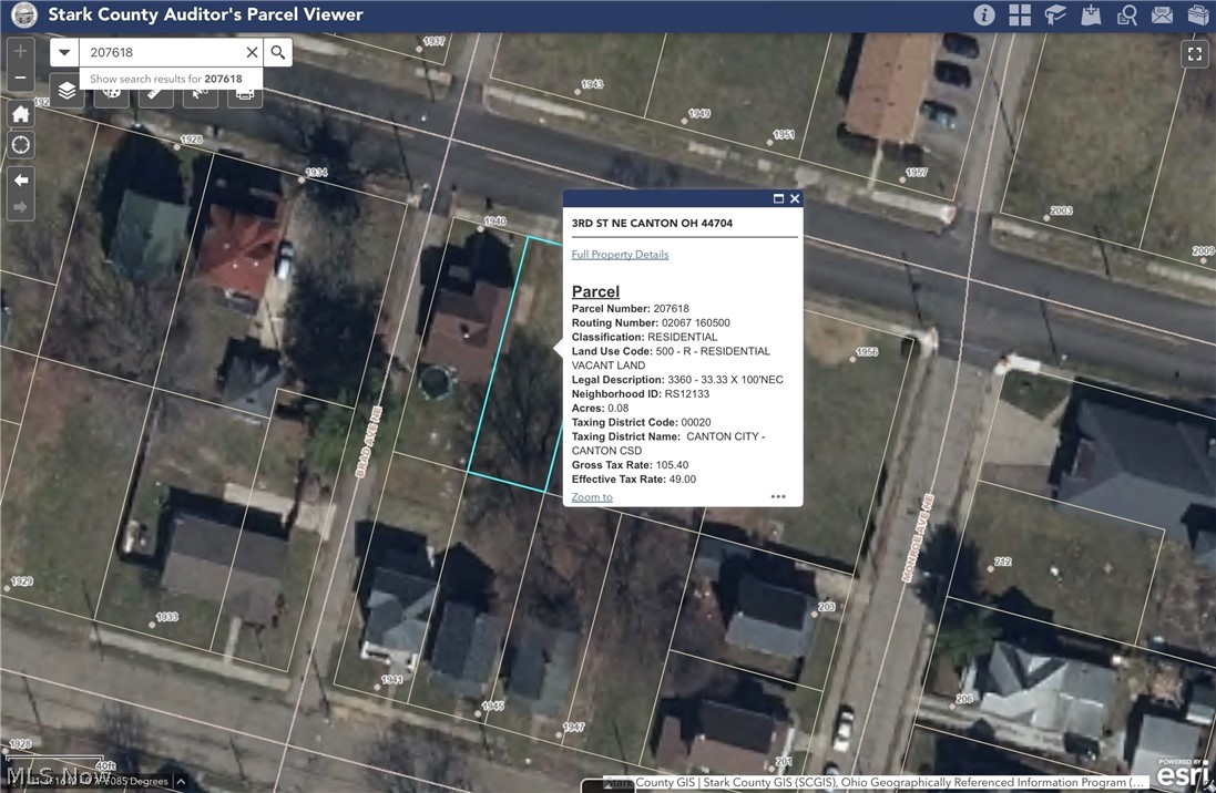 3RD Street NE Canton OH 44704