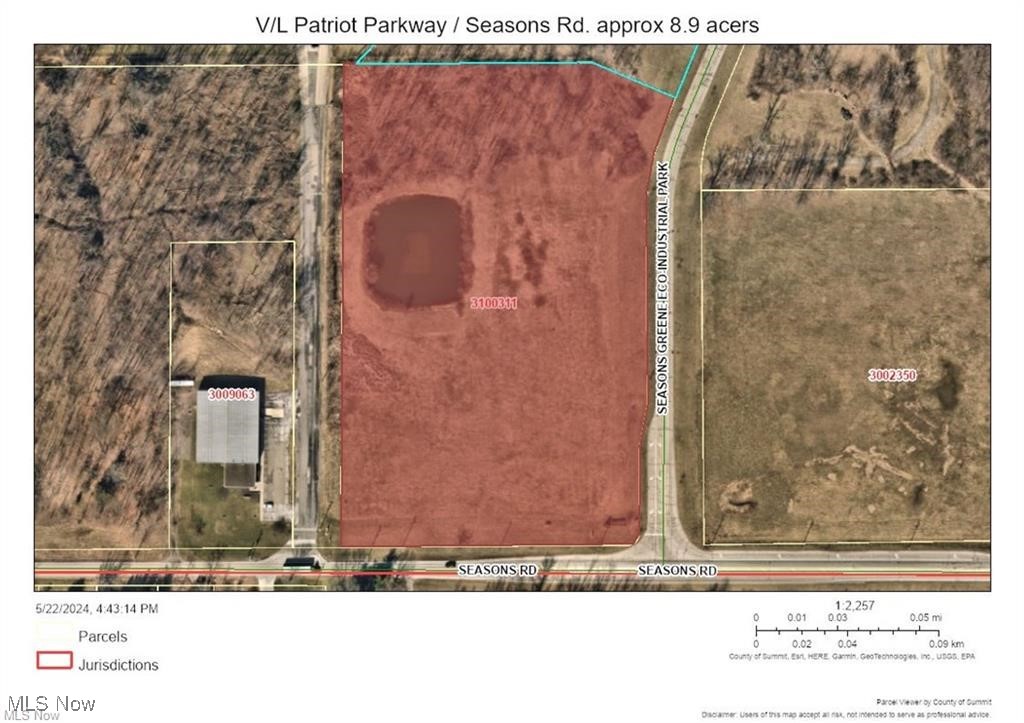 V/l 3 (Approx 8.95 Acres) Patriot Parkway Hudson OH 44236