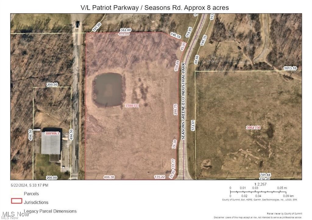 V/l 3 (Approx 8.95 Acres) Patriot Parkway Hudson OH 44236