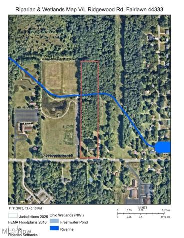 V/l - 5.8 Acres Ridgewood Road Fairlawn OH 44333
