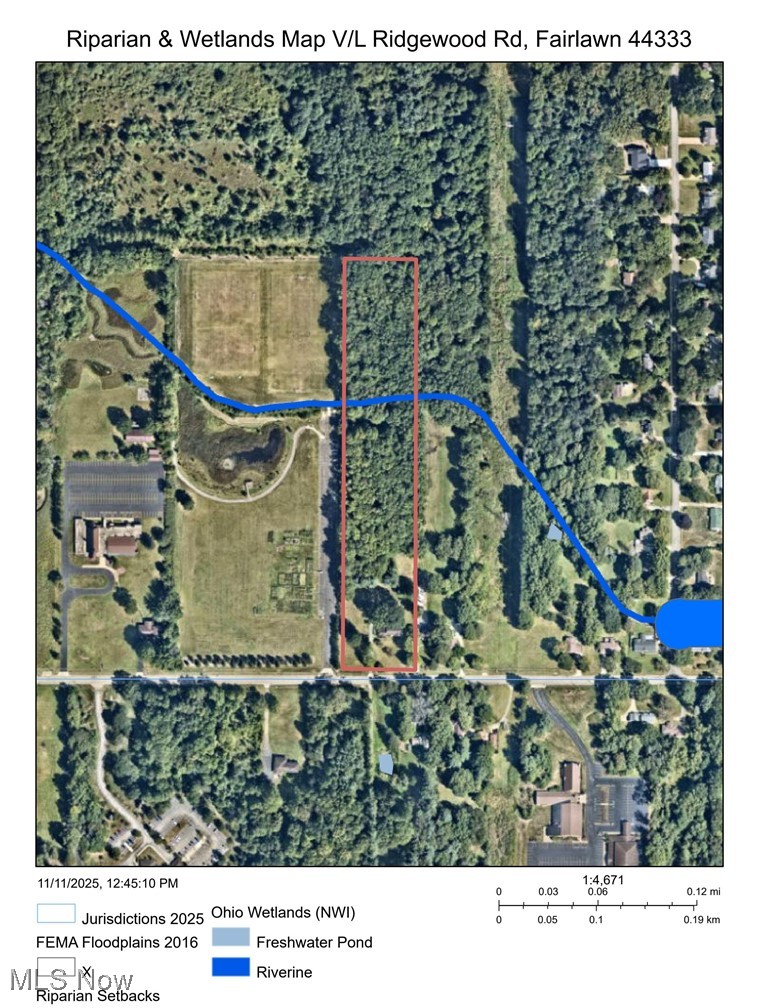 V/l - 5.8 Acres Ridgewood Road Fairlawn OH 44333