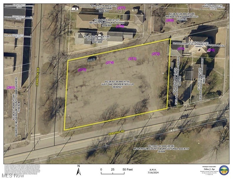 Lots 272,273,274,275 Pershing Road Zanesville OH 43701