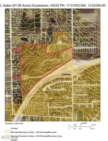 V/l Approx 67.56ac Gates Street Doylestown OH 44230