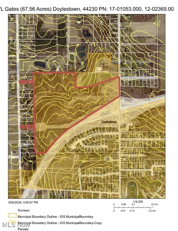 V/l Approx 67.56ac Gates Street Doylestown OH 44230