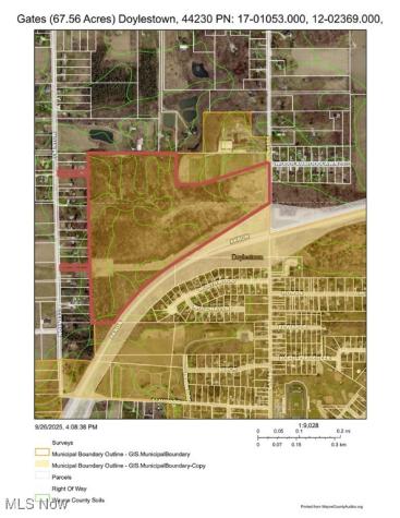 V/l Approx 67.56ac Gates Street Doylestown OH 44230