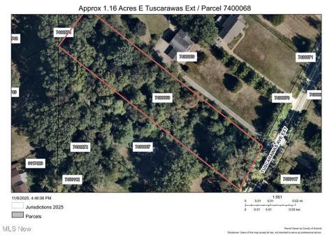 V/l 1.16 Acres E Tuscarawas Extension Barberton OH 44203