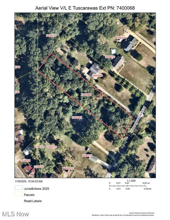 V/l 1.16 Acres E Tuscarawas Extension Barberton OH 44203
