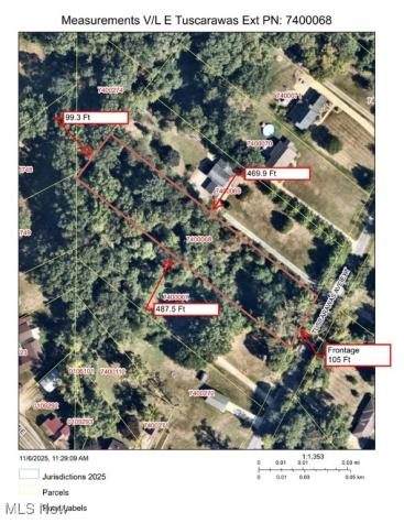 V/l 1.16 Acres E Tuscarawas Extension Barberton OH 44203