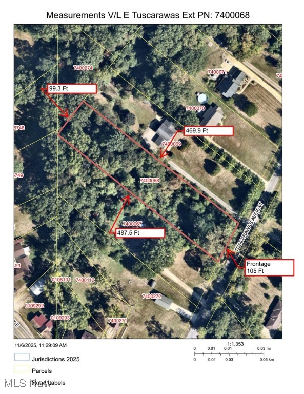 V/l 1.16 Acres E Tuscarawas Extension Barberton OH 44203