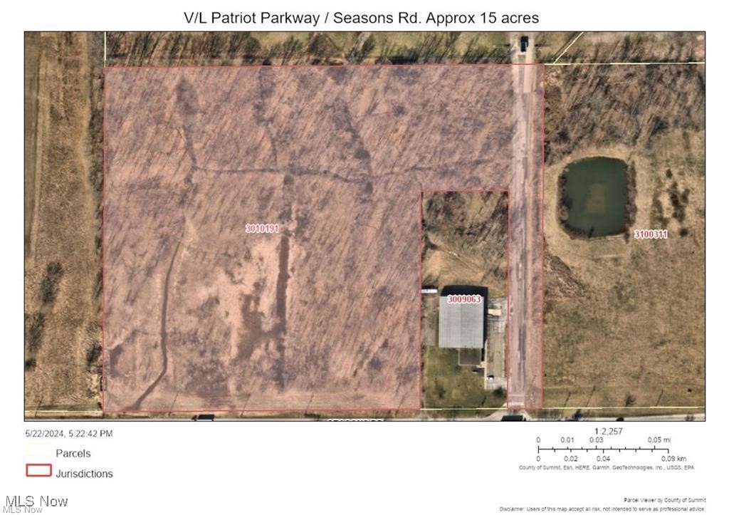 V/l 2 (Approx 17.3 Acres) Patriot Parkway Hudson OH 44236