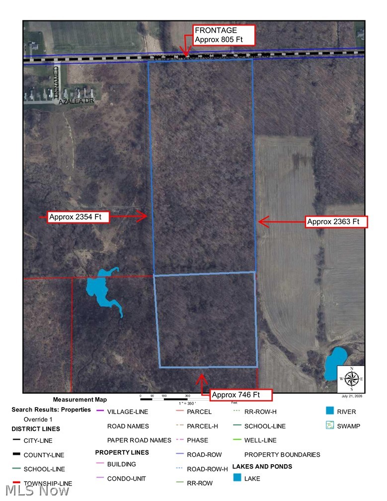 V/l Approx 43.67 Ac County Line Road Newton Falls OH 44444
