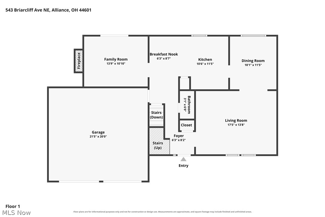 543 Briarcliff Avenue Alliance OH 44601