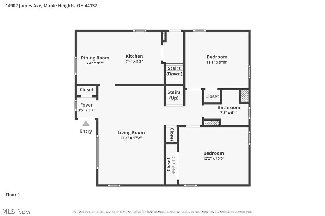 14902 James Avenue Maple Heights OH 44137