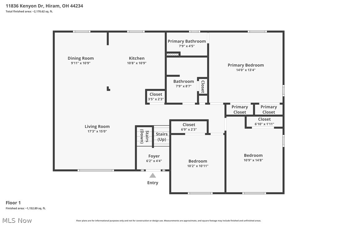 11836 Kenyon Drive Hiram OH 44234