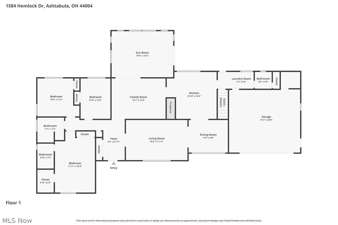 1584 Hemlock Drive Ashtabula OH 44004