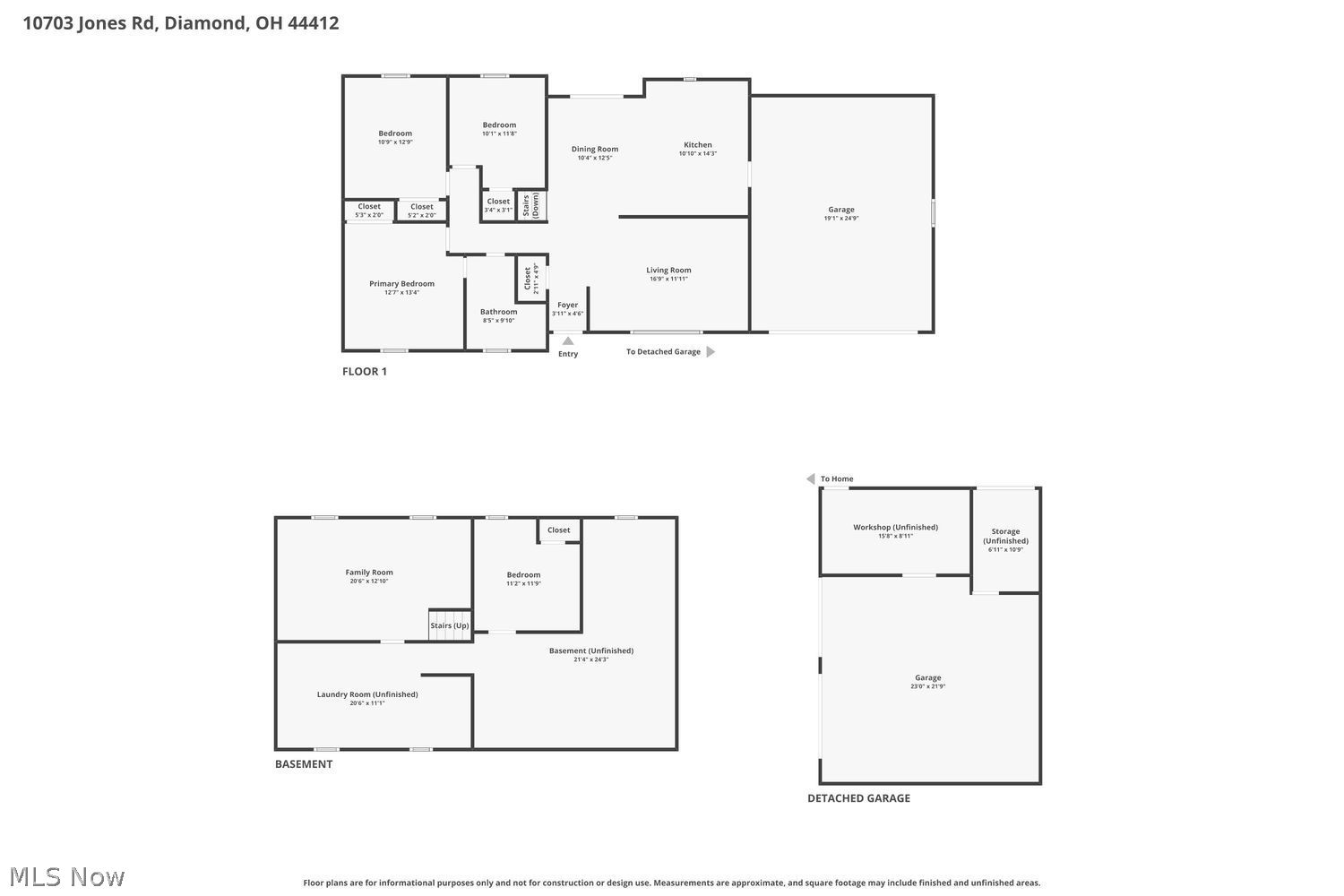 10703 Jones Road Diamond OH 44412