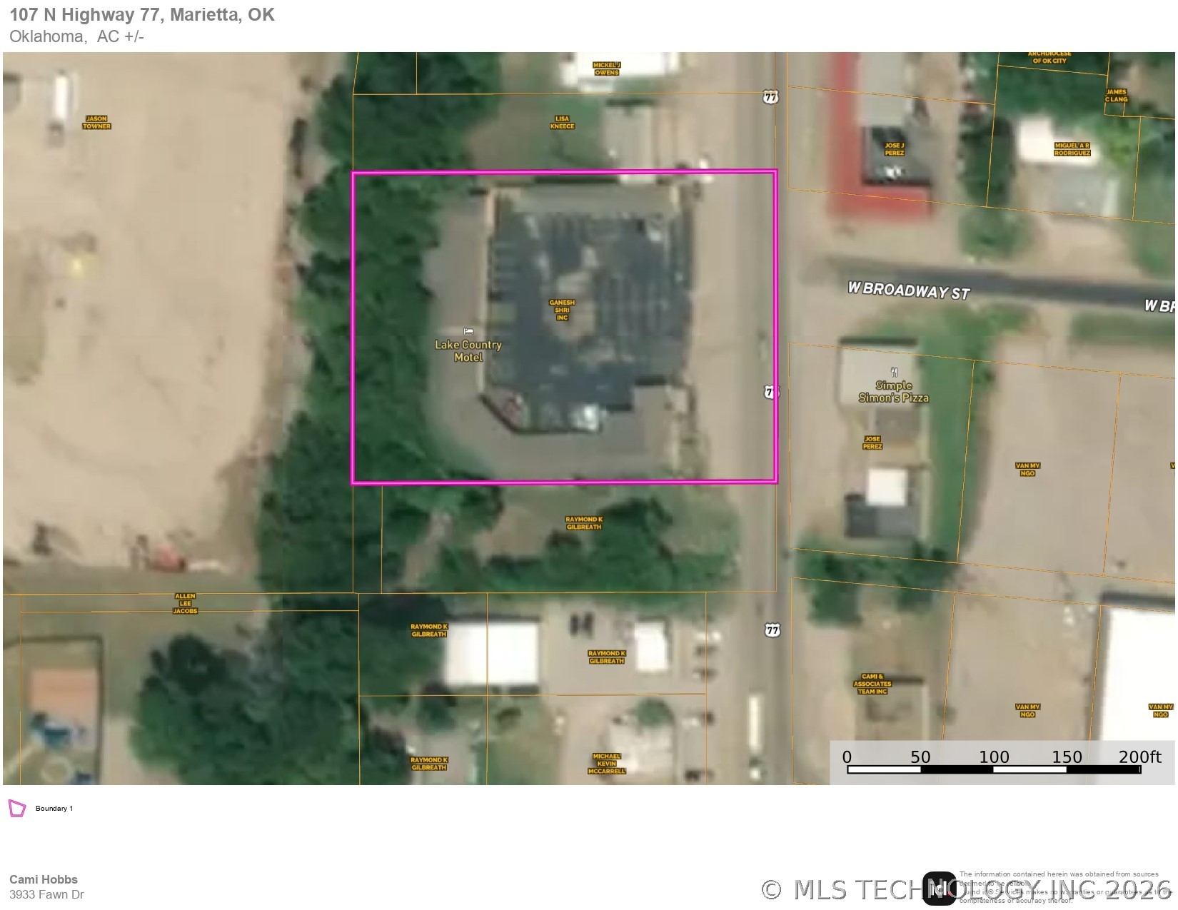 107 N Highway 77 Marietta OK 73448