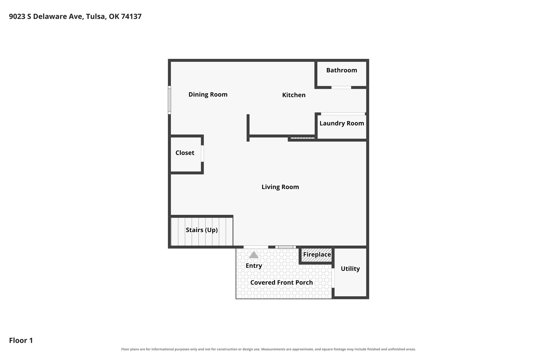 9023 S Delaware Avenue Tulsa OK 74137