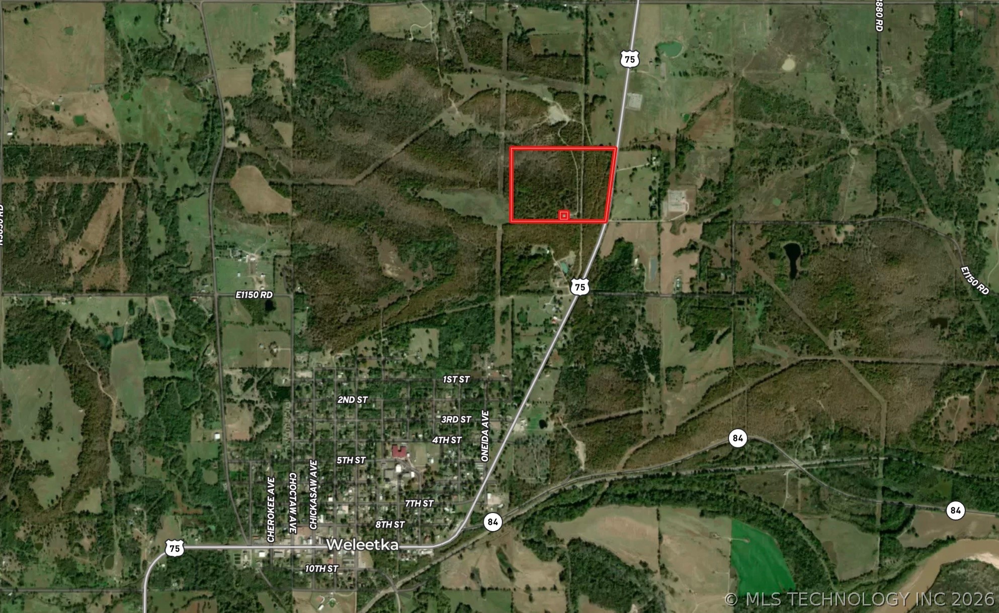 Highway 75 Weleetka OK 74880