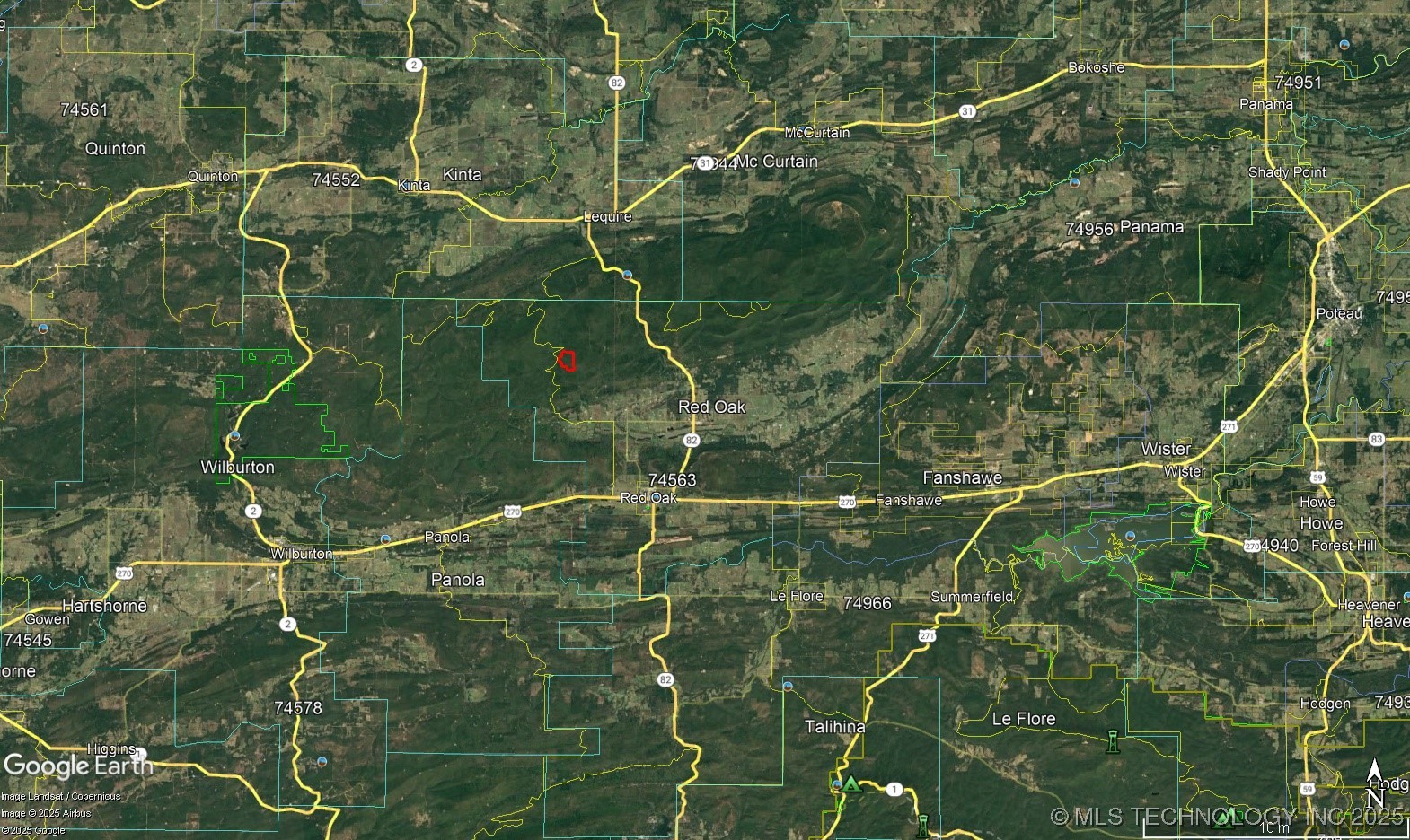 NE 155th Street Red Oak OK 74563