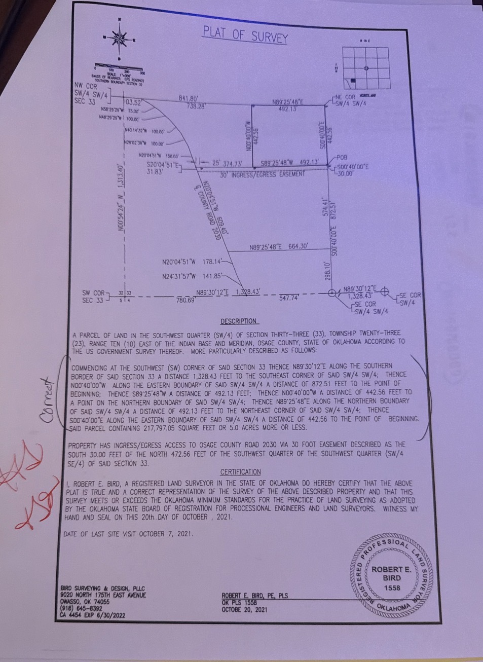 8296 2130 Road Hominy OK 74035