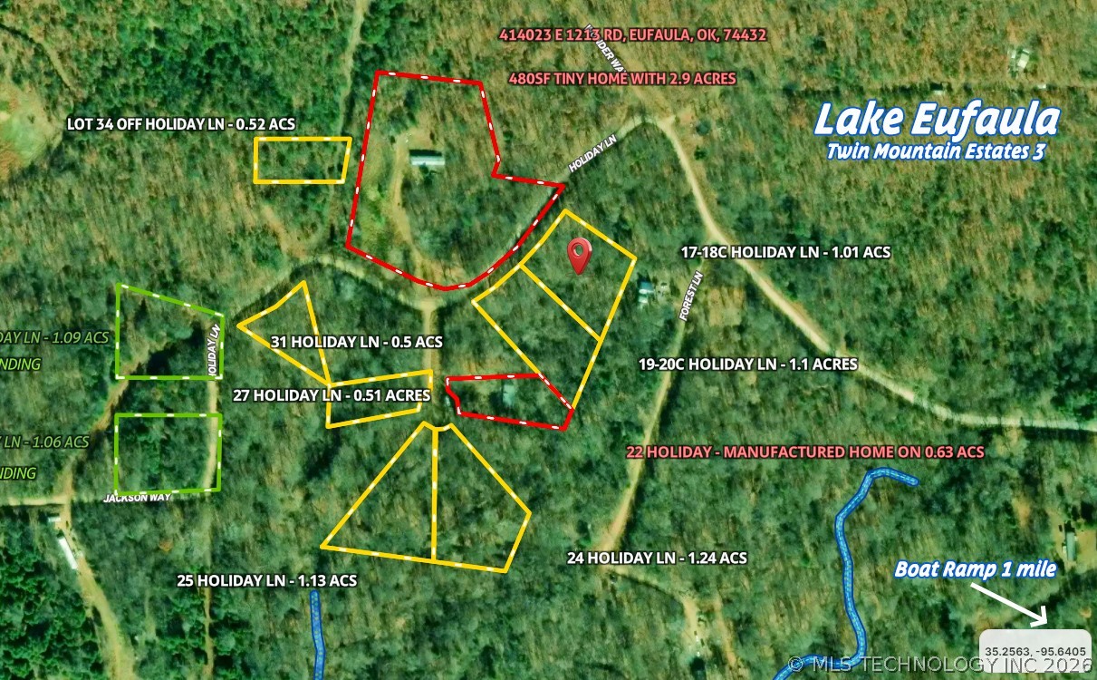1718 Holiday Lane Eufaula OK 74432